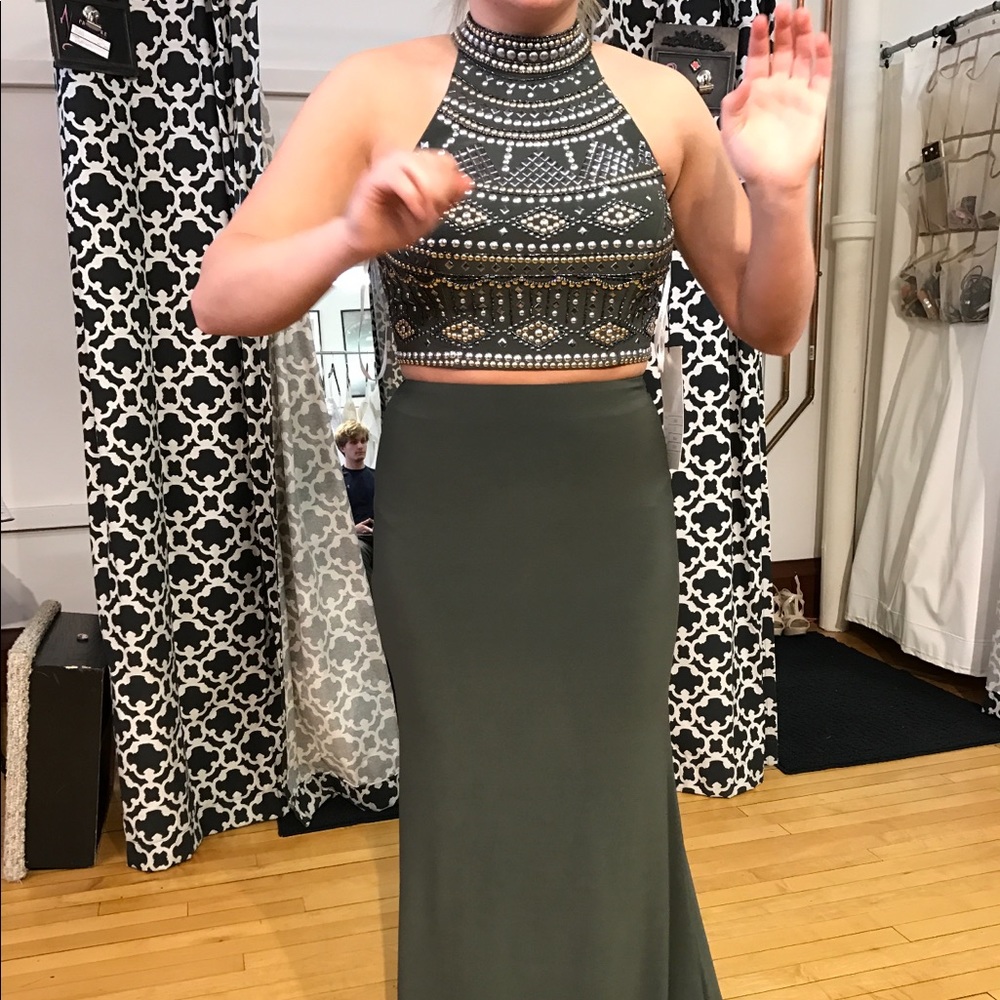 Two-Piece Prom Dress